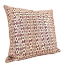 Handmade Decorative Pillow Made With Fortuny Fabric – Unita Pattern Deep Carmine & Gold