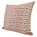 Handmade Decorative Pillow Made With Fortuny Fabric – Unita Pattern Deep Carmine & Gold