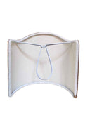 Clip-On Mini Lampshade Rubelli Ruzante Gold Silk Damask Fabric Shield Shade