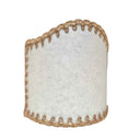 Wall Sconce Clip On Lamp Shade in Cream Parchment