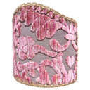 Wall Sconce Clip-On Lampshade Luigi Bevilacqua Velvet Antique Pink Da Vinci Pattern