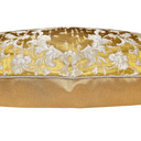 Gold Silk Jacquard Les Indes Galantes Rubelli Fabric - Handmade Decorative Pillow