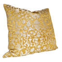 Gold Silk Jacquard Les Indes Galantes Rubelli Fabric - Handmade Decorative Pillow
