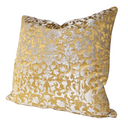 Gold Silk Jacquard Les Indes Galantes Rubelli Fabric - Handmade Decorative Pillow