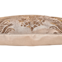 Handmade Decorative Pillow Made With Fortuny Fabric – Tortoise & Gold Dandolo Pattern