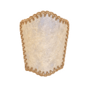 Wall Sconce Venetian Clip On Shield Shade Amber Veined Parchment