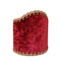 Wall Sconce Clip-On Shield Shade Red Velvet