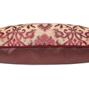 Handmade Decorative Pillow Made With Antique Red Silk Brocatelle Luigi Bevilacqua Fabric Rinascimento Pattern