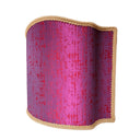 Venetian Lampshade in Rubelli Silk Lampas Fabric Amethyst Zanni Pattern