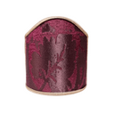 Wall Sconce Clip-On Lamp Shade Amethyst Jacquard Rubelli Fabric Gritti Pattern