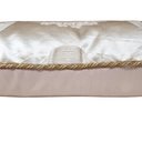 Rubelli Sandokan Ivory Silk Damask Fabric - Handmade Decorative Pillow