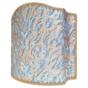 Venetian Lampshade in Fortuny Fabric Brilliant Blue & Silvery Gold Sevres Pattern