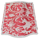 Fancy Square Lamp Shade Fortuny Fabric Red & Beige Corone Pattern