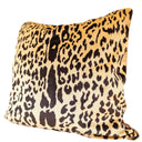 Fodera per Cuscino in Velluto Animalier Luigi Bevilacqua Leopardo Oro Antico