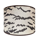 Handmade Drum Cylinder Lampshade - Luigi Bevilacqua Velvet Sand Tigre Pattern