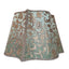 Handmade Fancy Square Lampshade - Green and Gold Silk Jacquard Rubelli Fabric Les Indes Galantes Pattern