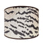 Handmade Drum Cylinder Lampshade - Luigi Bevilacqua Velvet Sand Tigre Pattern