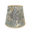 Abat Jour Empire à Pince Fait Main en Tissu Brocatelle de Soie Luigi Bevilacqua Giardino Vert Antique