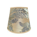 Abat Jour Empire à Pince Fait Main en Tissu Brocatelle de Soie Luigi Bevilacqua Giardino Vert Antique