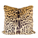 Fodera per Cuscino in Velluto Animalier Luigi Bevilacqua Leopardo Oro Antico