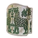 Handmade Venetian Lampshade - Emerald Green Silk Brocatelle Luigi Bevilacqua Fabric Fiere Pattern