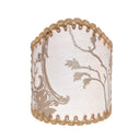 Ventolina per Applique in Tessuto Fortuny Veneziano in Avorio e Oro