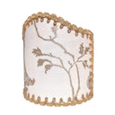 Ventolina per Applique in Tessuto Fortuny Veneziano in Avorio e Oro