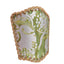 Handmade Wall Sconce Venetian Clip-On Lampshade Fortuny Fabric Green and Gold Persepolis Pattern