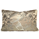 Lime Green Silk Brocade Madama Butterfly Rubelli Fabric - Handmade Decorative Pillow