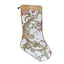 Luxury Christmas Stocking in Rubelli Lampas Fabric Dauphin Pattern