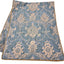 Luxury Table Runner Fortuny Fabric Blue & Silvery Gold Veronese Pattern