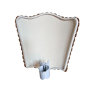 Handmade Wall Sconce Venetian Clip-On Lampshade Fortuny Fabric Green and Gold Persepolis Pattern